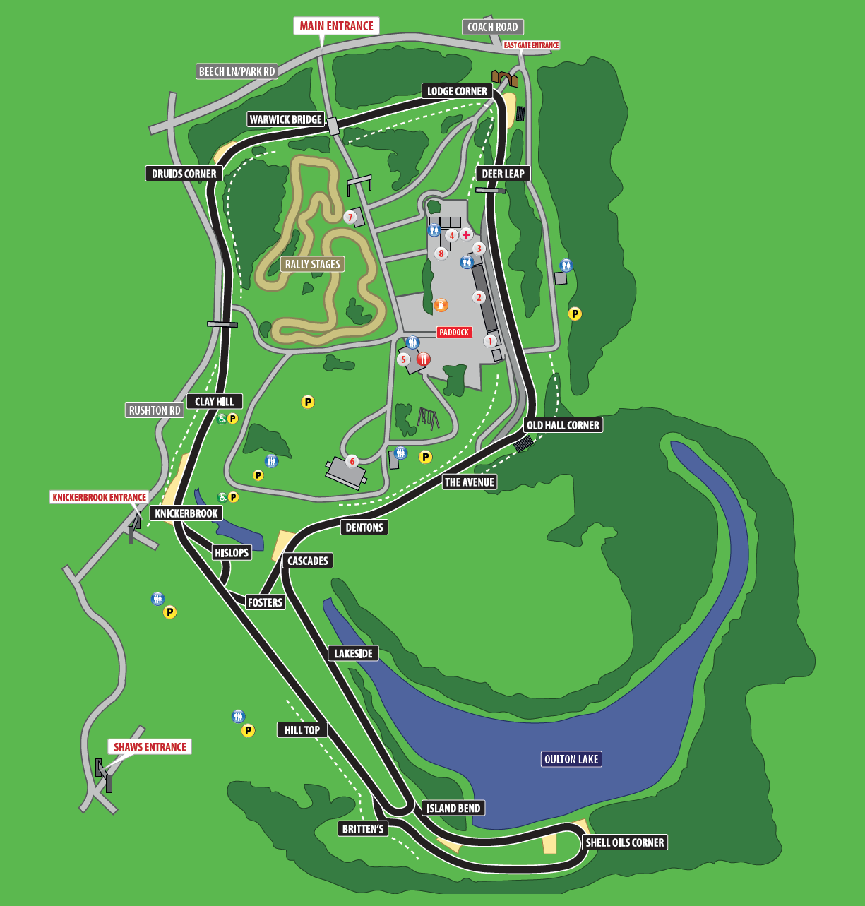 Oulton Park circuit plan